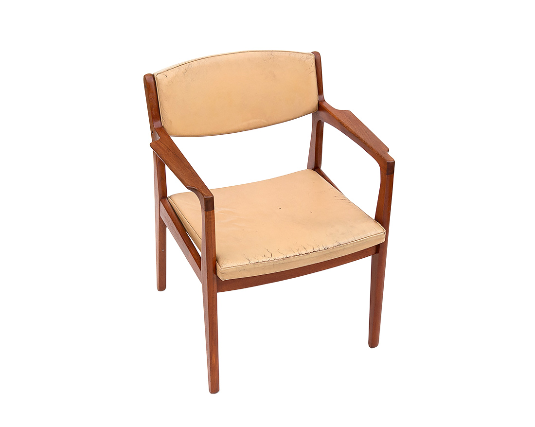 Tekowe krzesło design Erik Buck dla Ørum Møbelfabrik