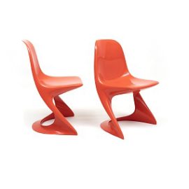 Krzesła do stołu „Casalino” Space Age, design Alexander Begge, 1970 Casala